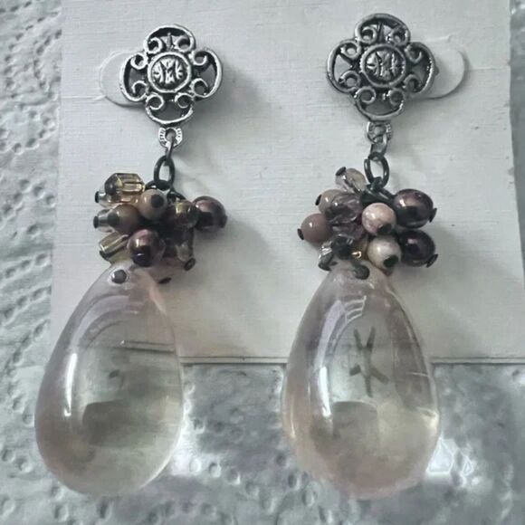 Silver Forest and Merriam Haskell Women's Earrings sets pierced NEW OLD STOCK - Picture 9 of 10